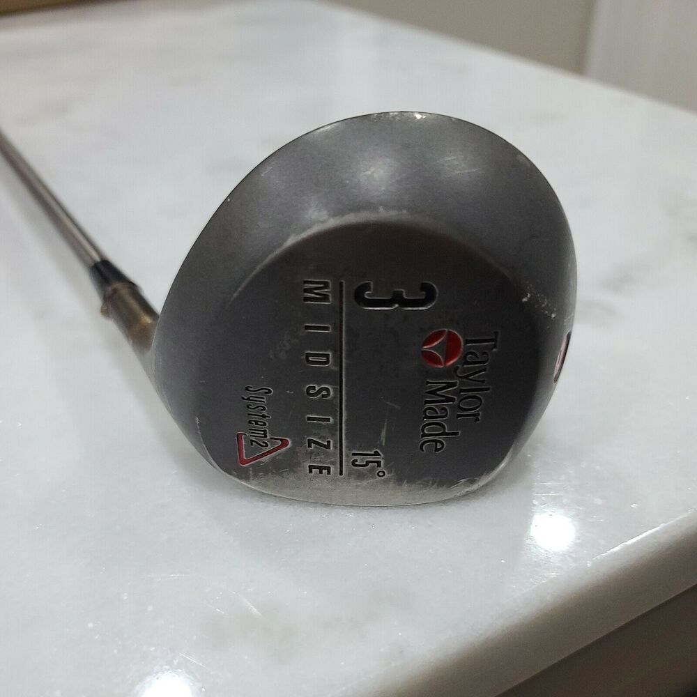 TaylorMade System 2 Midsize 15 Degree 3 Metal Wood Steel Graphite Shaft